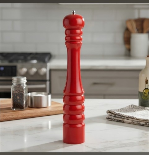 Tall red varnished hevea - t&g,