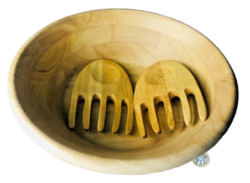 Wood wooden salad bow - wood,